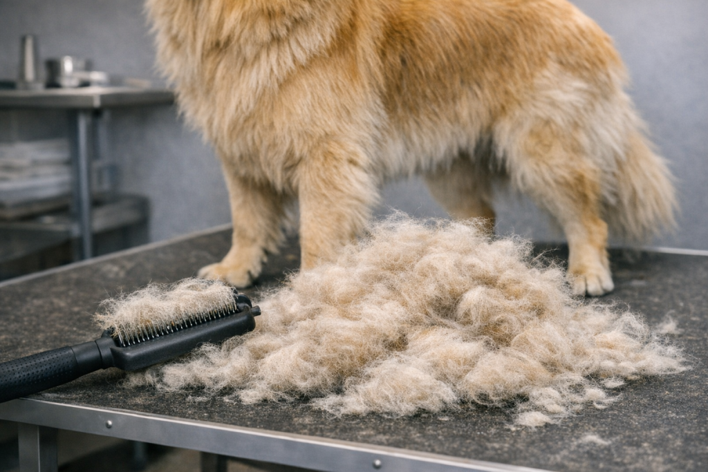 Séance de débourrage pour chien
